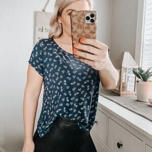 W5 Navy Bicycle T-Shirt Sz Small